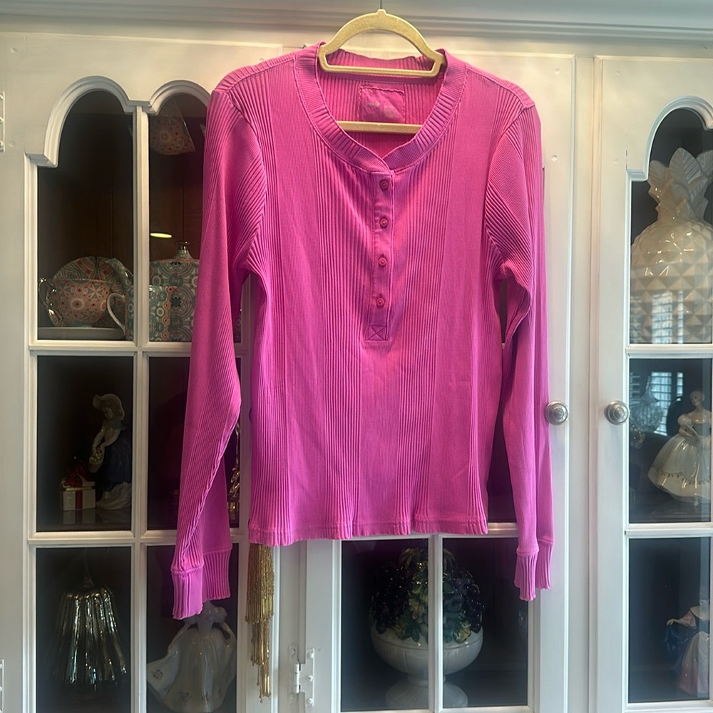 Fitted Henley top